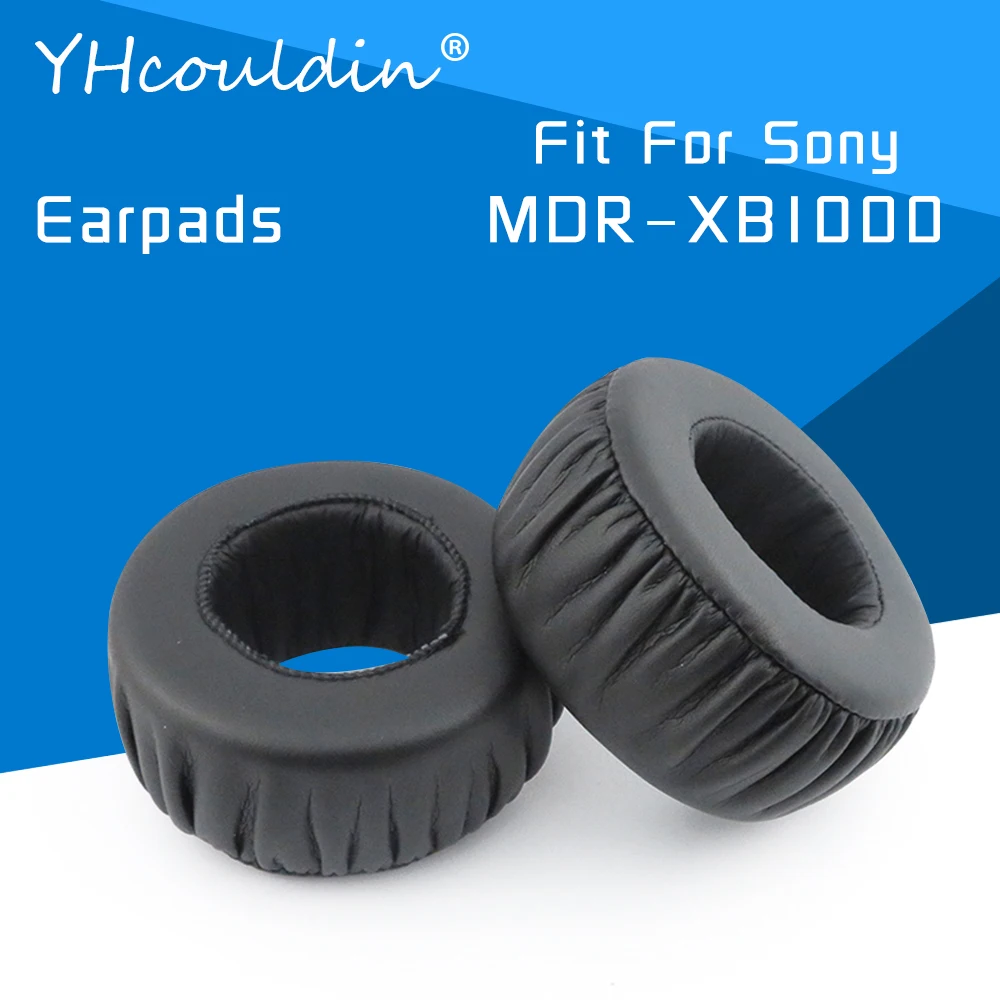 

Earpads For Sony MDR-XB1000 MDR XB1000 Headphone Accessaries Replacement Ear Cushions Wrinkled Leather Material