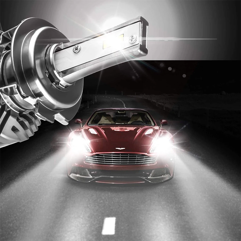 2x H7 LED Car Headlight Bulb Base Holder Adapter Socket H7 HID Headlight  For Benz BMW Audi Auto Headlight Mount