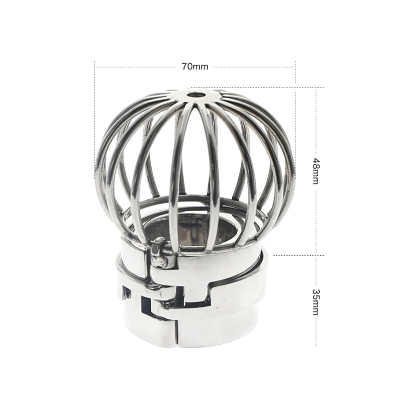 Stainless Steel Dick Stealth Lock Heavy Scrotum Pendant Ball Stretcher Scrotum Testicle Chastity Lock Cock Cage Ring Penis Ring