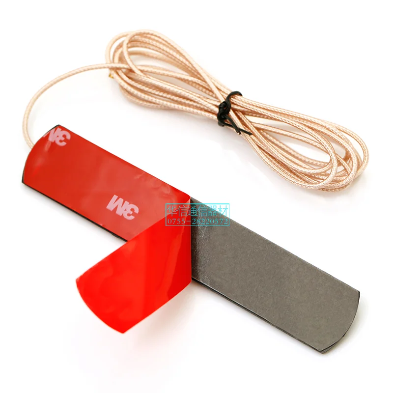 2 piece 2.4G 5.8G dual frequency 3m cable length patch antenna omnidirectional U.FL IPX interface 115*21*4.5mm