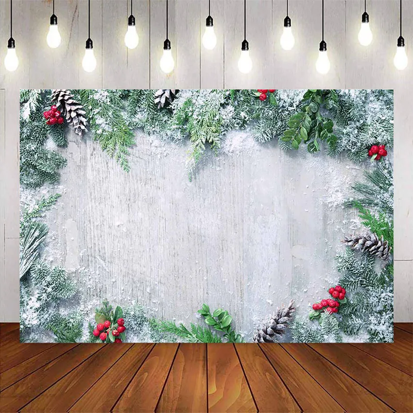 

Photography backdrop winter wood floor pine background for photo studio christmas gifts product for photography