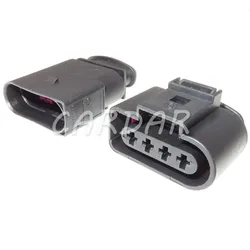 Soquete automático do sensor de oxigênio, Bobina de ignição, Conector universal para VW Audi, 4b0 973 724, 1J0973724, 1J0973824, 3.5mm, 4 pinos, 1 conjunto