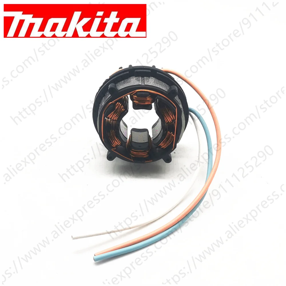 Stator Field สำหรับ Makita BDF459 BDF459Z BHP459 BHP459Z DDF459 DDF459Z DHP459 DF459D LXPH05 LXPH05Z 629960-3
