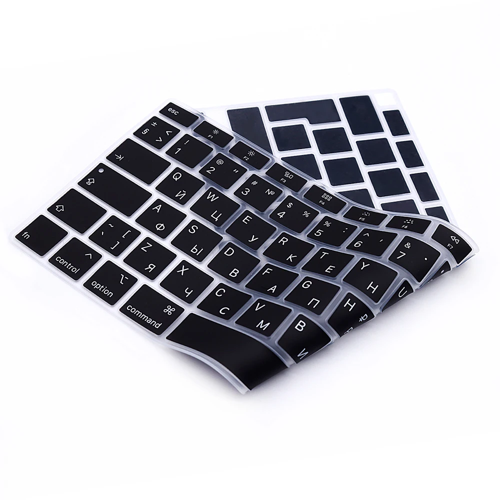 Idioma russo Silicone Teclado Capa Protetor, MacBook Air 13 \