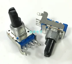 Rk11k 4-pin vertical single potentiometer b10k shaft length 15mm power amplifier four pin volume potentiometer