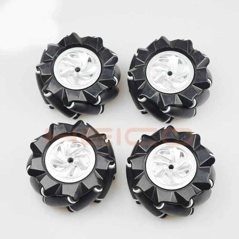 4pcs/lot Mecanum Wheel Omnidirectional Universal Wheel With 4/5/6mm Coupling For TT Motor Smart Robot Car Chassis Accessories