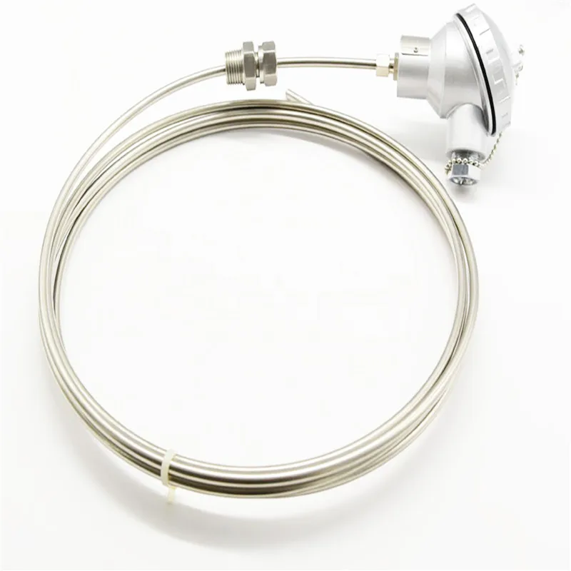 Air Medium Temperature Sensor Transducer WRNK Sheathed Thermocouple 0-1300 Degree Liquid Steam