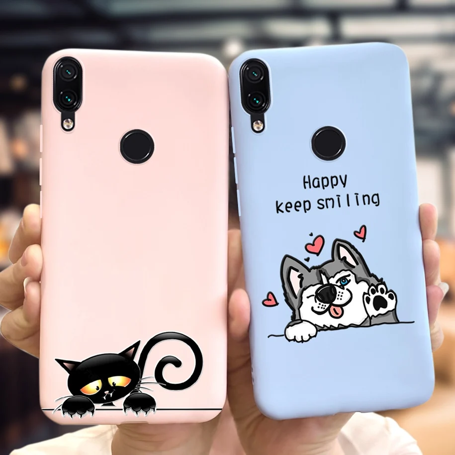 For Funda Xiaomi Redmi Note 7 Case Redmi 7 Soft Cover Silicone Case For Xiaomi Redmi Note 7 Note7 Pro Phone Fundas Flower Bumper