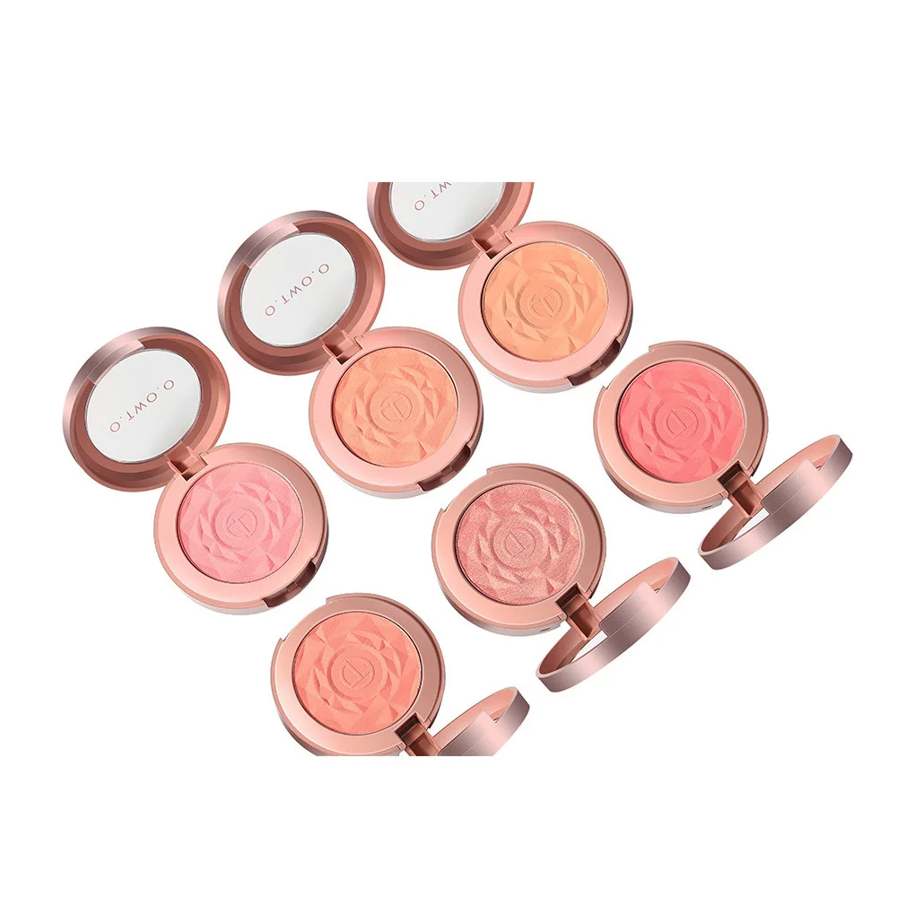 O.TWO.O Monochrome Blush Nude Makeup Baked Powder Modified Brighten Flesh Color Long-lasting Rouge 6 Color Selectable 9120