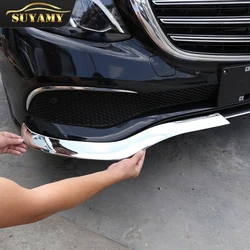 Car Front Bumper Chrome Trim ABS Molding For Mercedes Benz E Class W213 2016-2019 Car-Styling Accessories