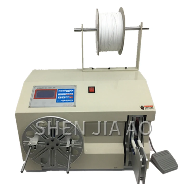 1PC 15-45MM Semi-Automatic Winding Wire Binding Machine Winding Cable Tie Stripping Wire Terminal Winding Binding Machine 220V