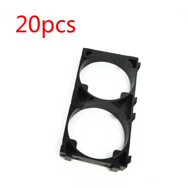 20PCS 32650 1x2Battery Holder Anti Vibration Cell Bracket for 32650 Battery Pack