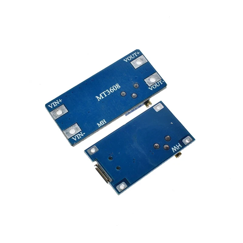 MT3608 2A DC-DC Step Up Converter Booster Power Supply Module MAX output 2V-24V to 5V 9V 12V 28V for arduino