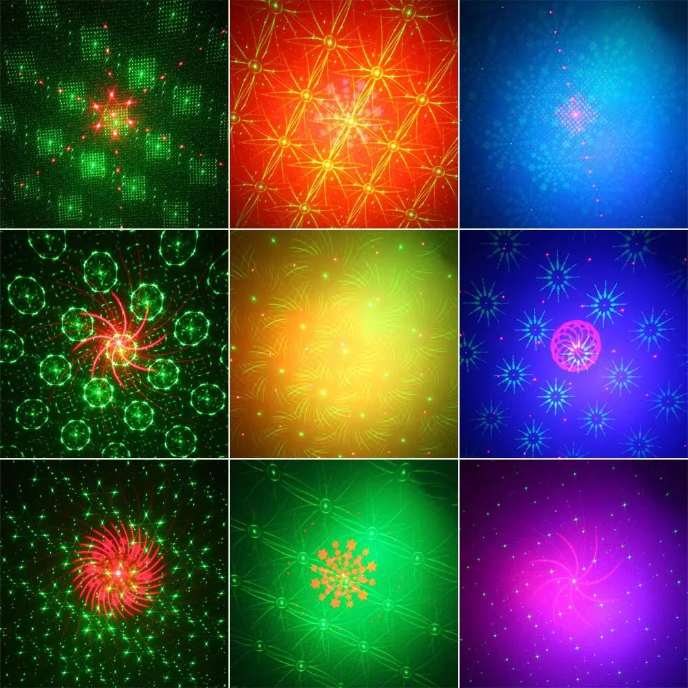 Лазерный проектор с 16 рисунками