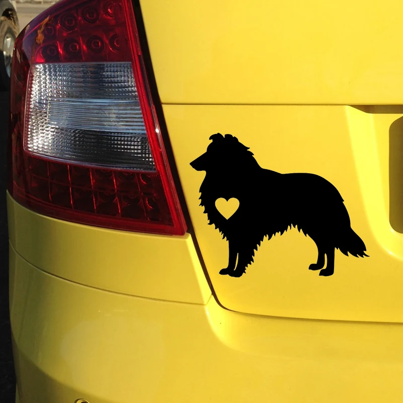 Shetland Sheep Die-Cut Vinyl Decal Car Sticker Waterproof Auto Decors on Car Body Bumper Rear Window Laptop Choose Size #S60691