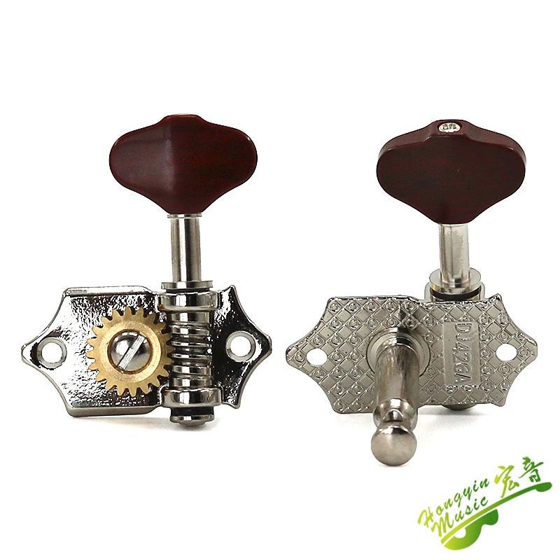 Taiwan Guitar String Tuning Pegs Tuners Machine Heads classics open type  retro for Folk Acoustic Guitar 3L 3R Chrome