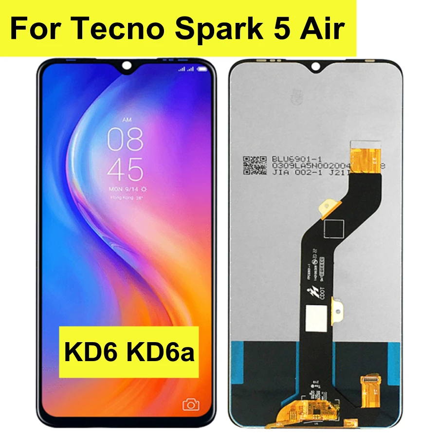 

7.0" For Tecno Spark 5 Air KD6a LCD Display Touch Screen Digitizer Assembly Replacement For Tecno KD6 LCD Spark5 Air