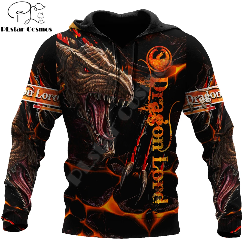 

Beautiful Dragon Lord 3D All Over Printed Men Hoodie Autumn and winter Unisex Sweatshirt Zip Pullover Casual Streetwear KJ426