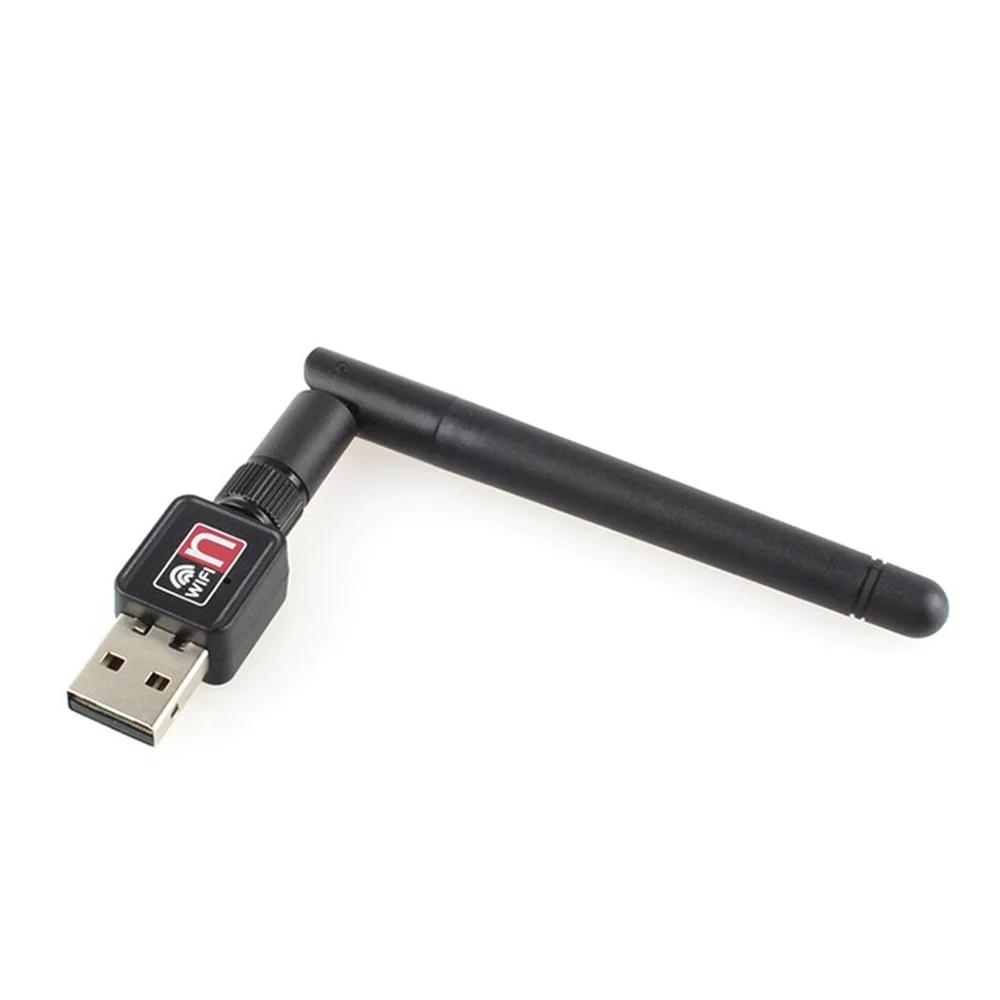 USB 와이파이 리시버 동글 150Mbps 안테나, 11n 2.4GHz MT7601 무선 USB LAN 카드