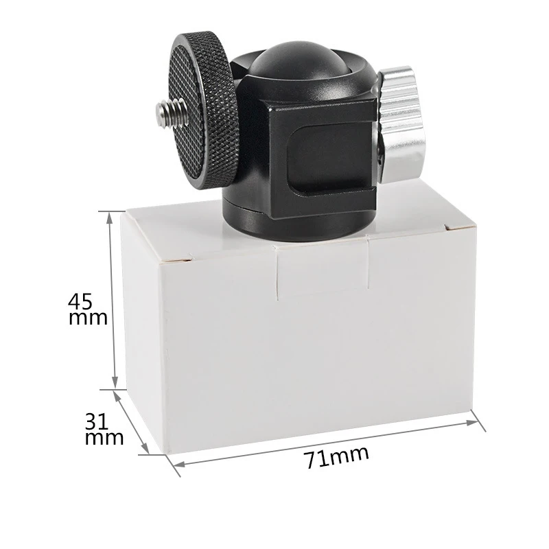 Mini rotule en aluminium, adaptateur de chaussure froide léger et Flexible pour appareil photo DSLR SLR avec plaque à dégagement rapide Arca, offre spéciale