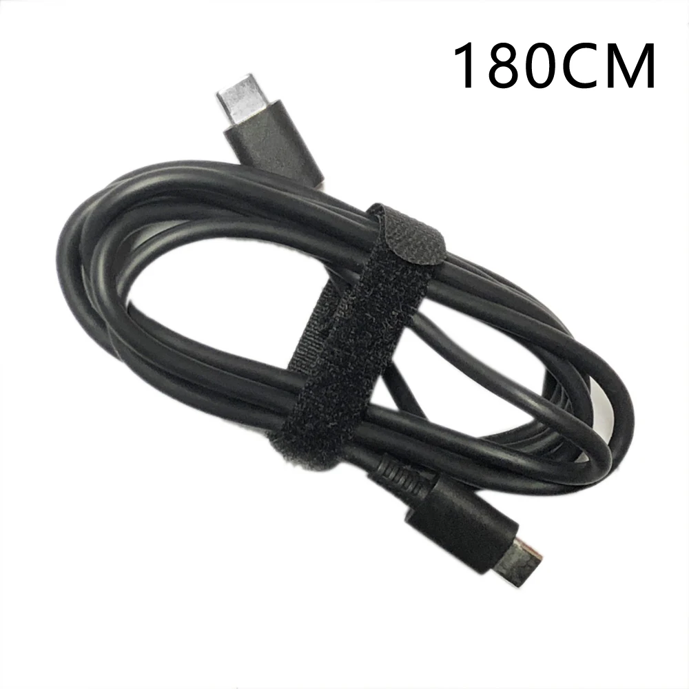 

45W 65W USB-C Cable Male to Male 1.8M 01FJ384 for Lenovo Thinkpad T480 T480S X270 X280 T580 T570 P52S P72S