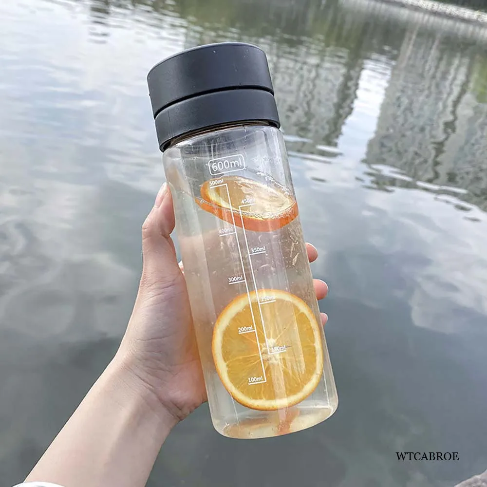 800ml Cute Water Bottles Of Water Outdoor Sports My Tea Bottle Drinking Creative Portable 600ml Drink Kids My Bottles Drinkware