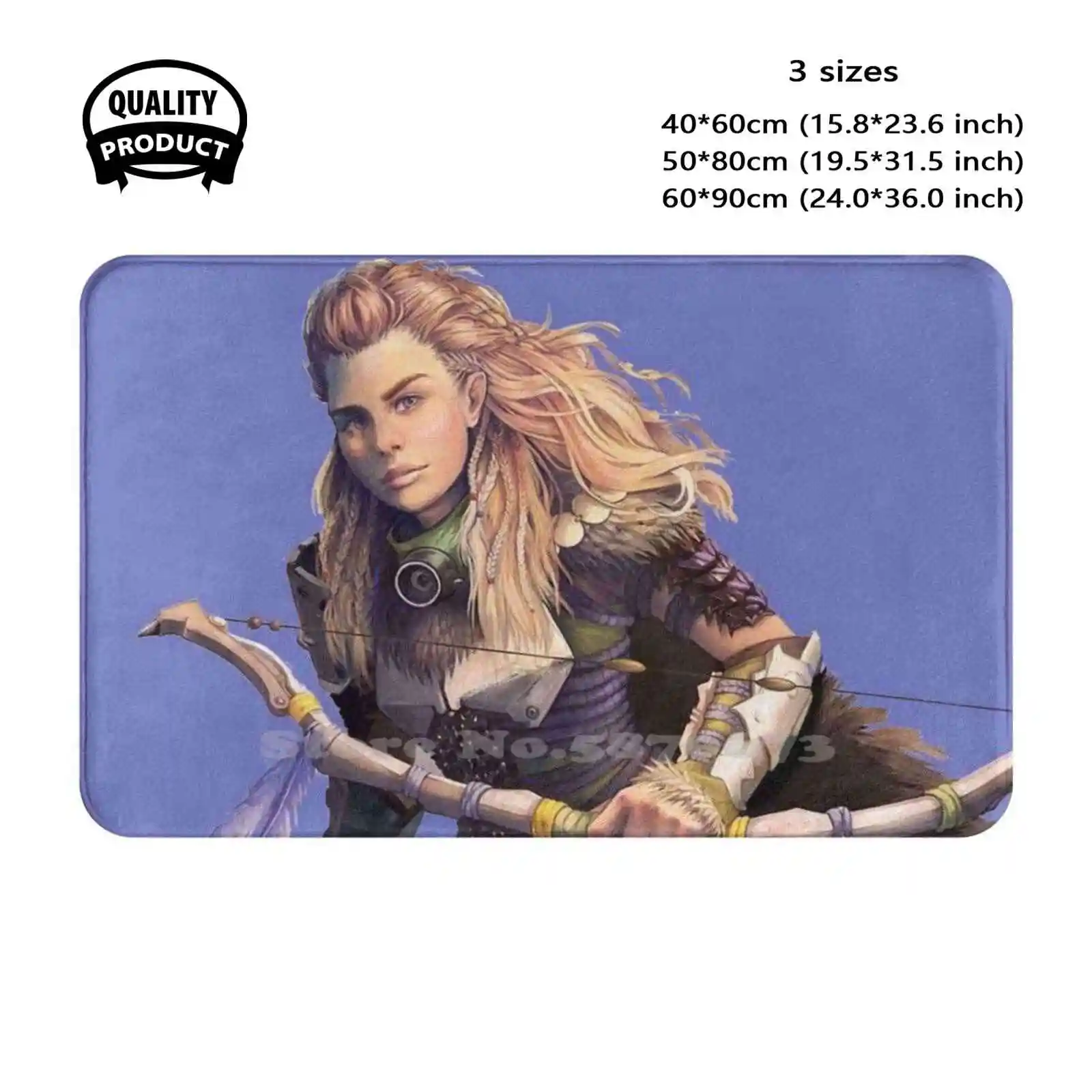 Aloy - Horizon Forbidden West Soft Cushion Home Carpet Door Mat Car Rug Horizon Zero Dawn Rpg Open World Wilds Forbidden West