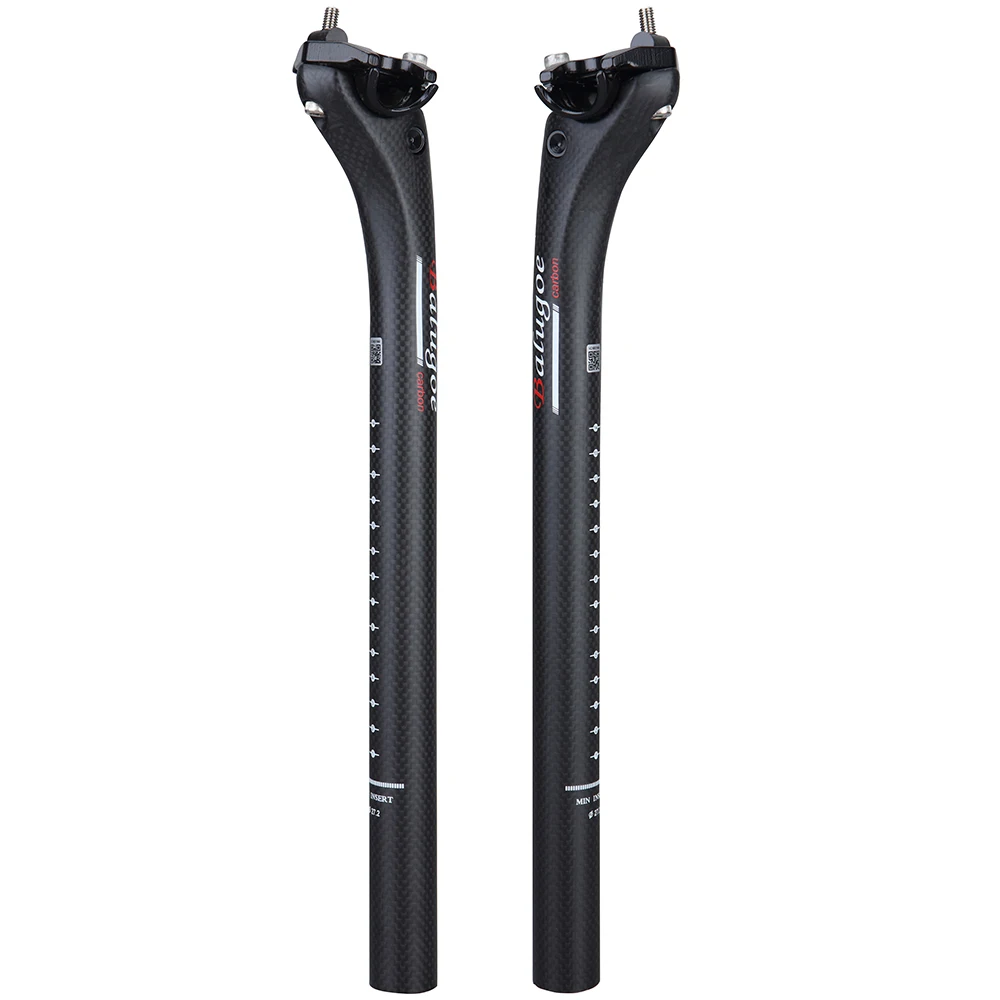 BALUGOE – Sattelstütze für Mountainbikes aus Vollcarbon, Sattelrohr, Sattelstütze für Rennräder, 27,2, 30,8, 31,6–350, 400 mm, 2020. – Detail 2