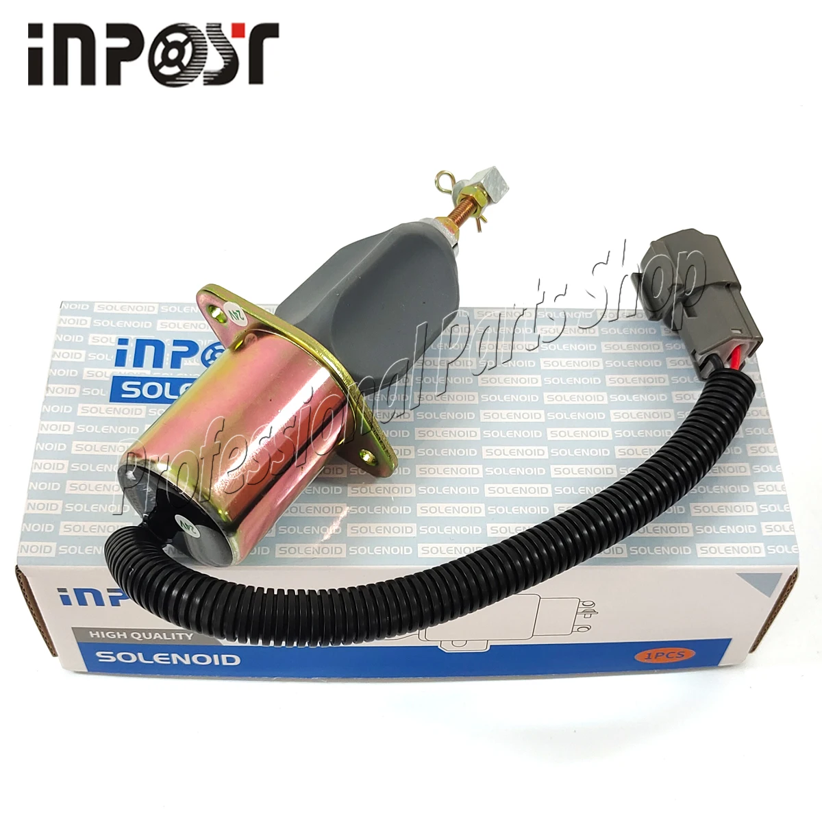 24V 1751ES-24A3UC12B1S SA-4673-S Fuel Shutdown Solenoid For Hyundai Excavator R60-5 R60-7 R60-9 R80-5 R80-7 R80-9 Yanmar 4NTE94