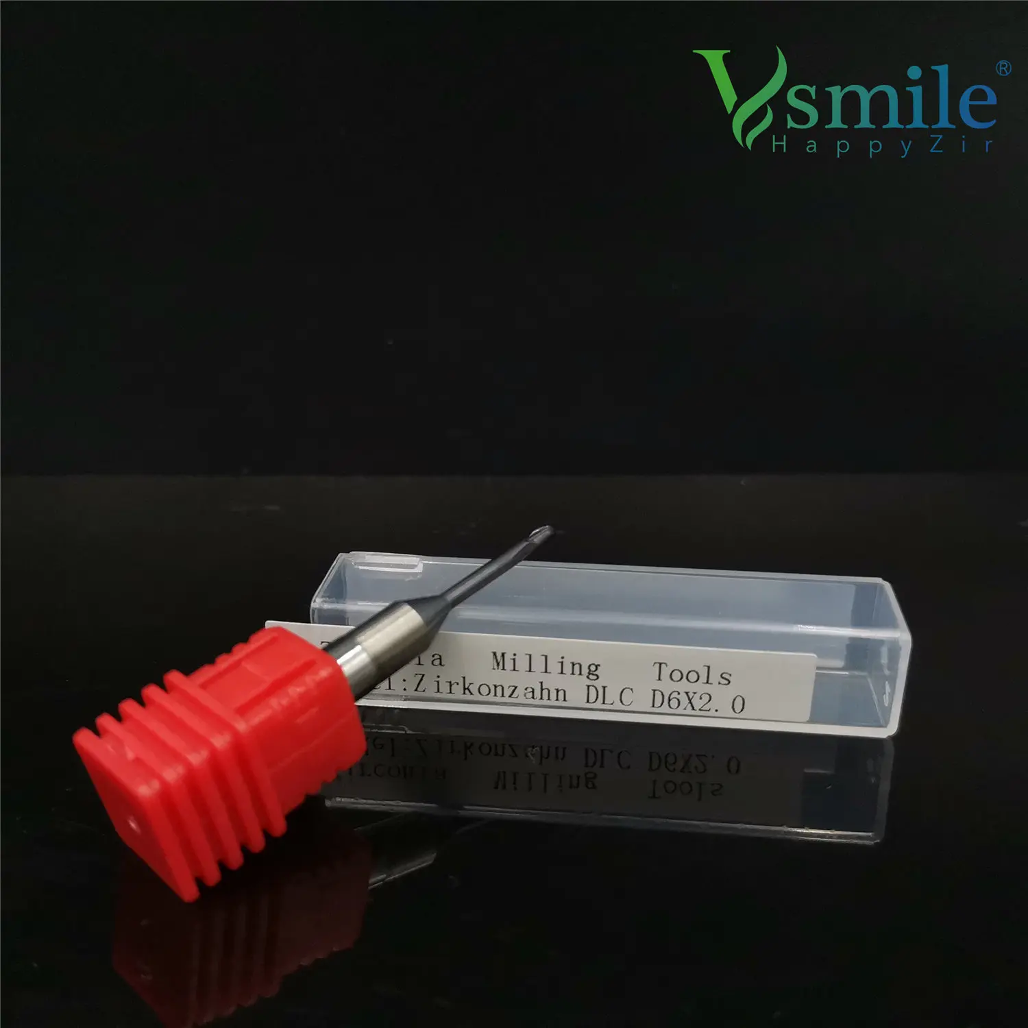 Shank D6 6mm  D3 3mm Zirkonzahn M5/M1/M2 compatiable CAD CAM milling burs  ZZ dental zirconia block and CADCAM PMMA milling bur