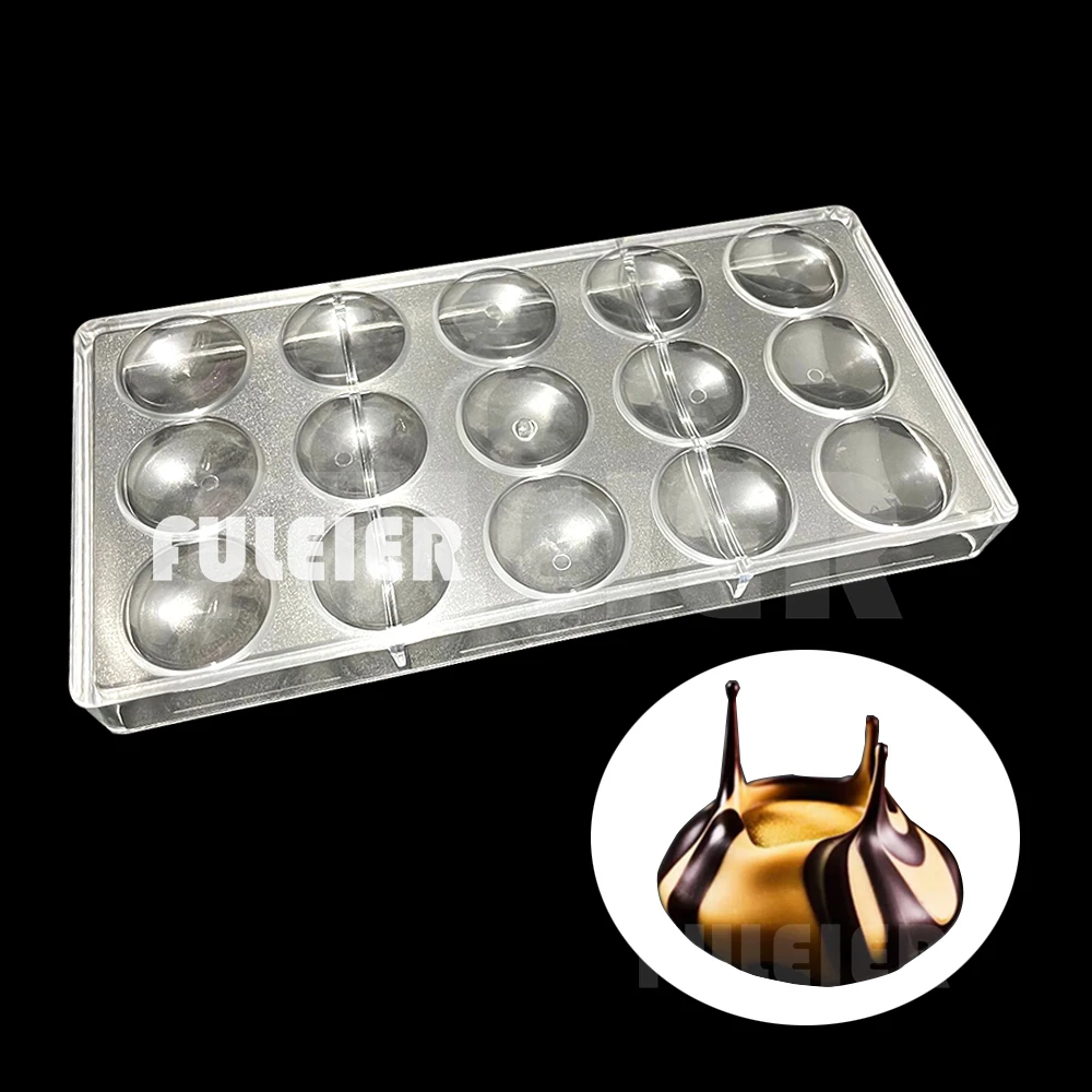 Belgian Polycarbonate Chocolate Molds Baking Cake Sweets Candy Bar Mould BonBon Confectionery Tools Bakeware