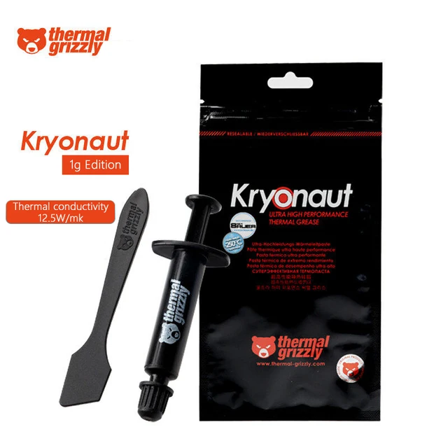 Thermal Grizzly Kryonaut Extreme KE Wärmeleitpaste für CPU/GPU-Kühler, große Kapazität, zusammengesetztes Kühlsilikonfett, 1 g/5,5 g/11 g