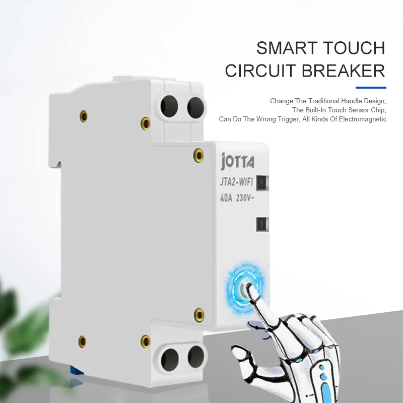 WiFi Circuit Breaker 1P 40A Tuya Remote / Voice Control Mit Alexa Und Google Hause