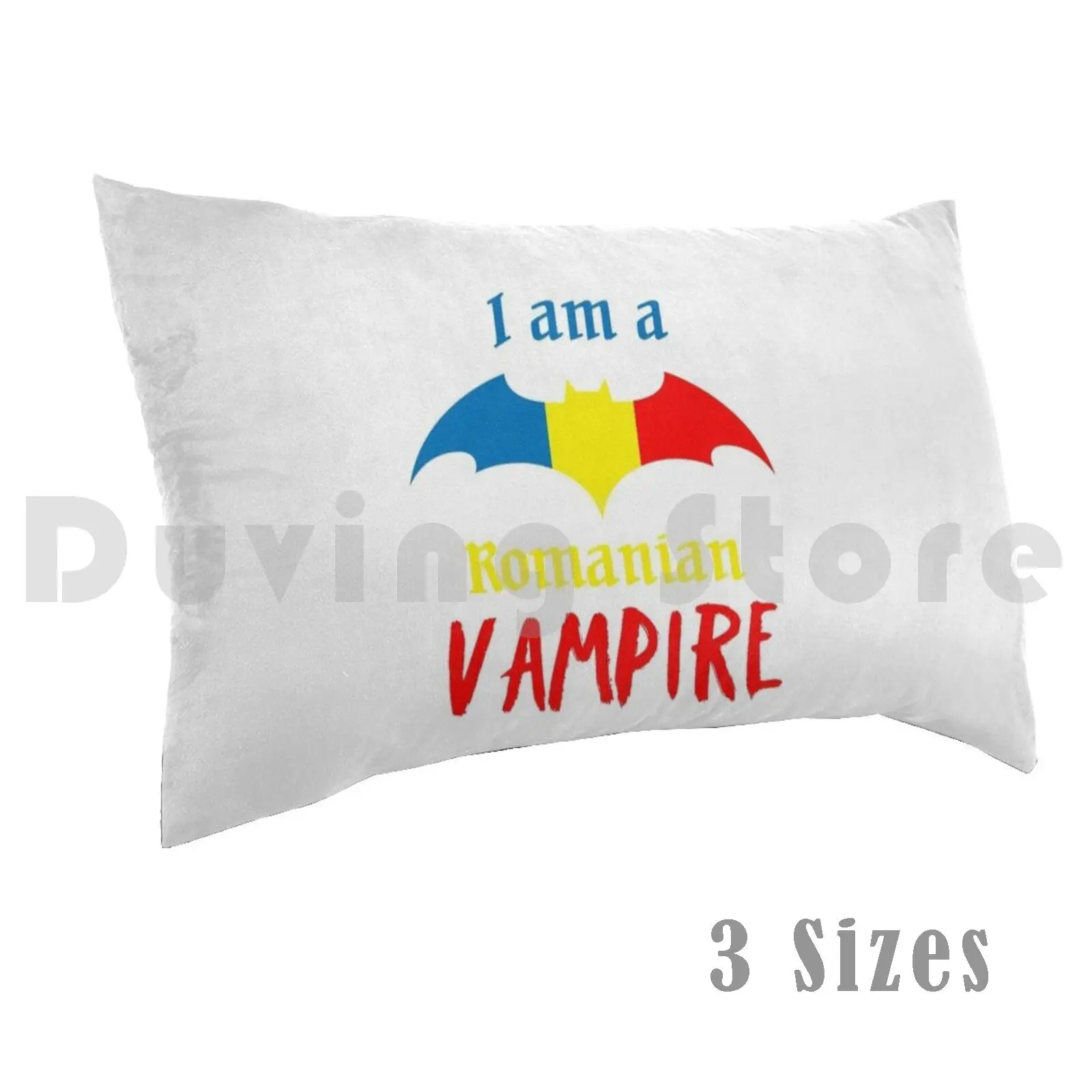 Romanian Vampire Halloween Pillow Case Printed 50x75 Zombie Halloween Vampire Costume Monster Romania Romanian