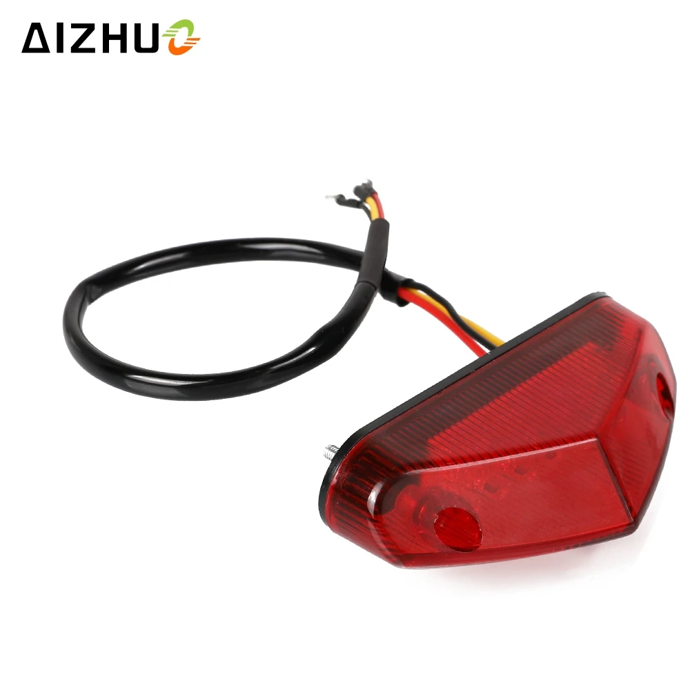 Universal Rear Fender LED Brake Tail Light Lamp Motocross Dirt Bike FOR YAMAHA YZ YZF WR WRF TTR 125 250 400 450 YZ250F WR450F