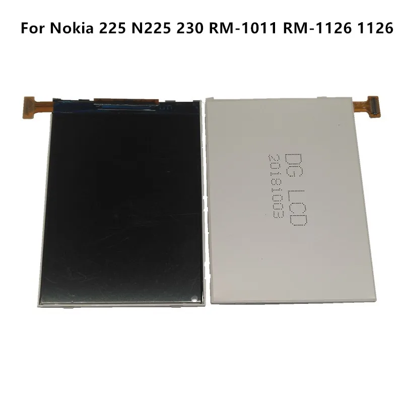 

Azqqlbw 10pcs/lot For Nokia 225 N225 230 RM-1011 RM-1126 1126 LCD Screen Display For RM-1012 Replacement Parts