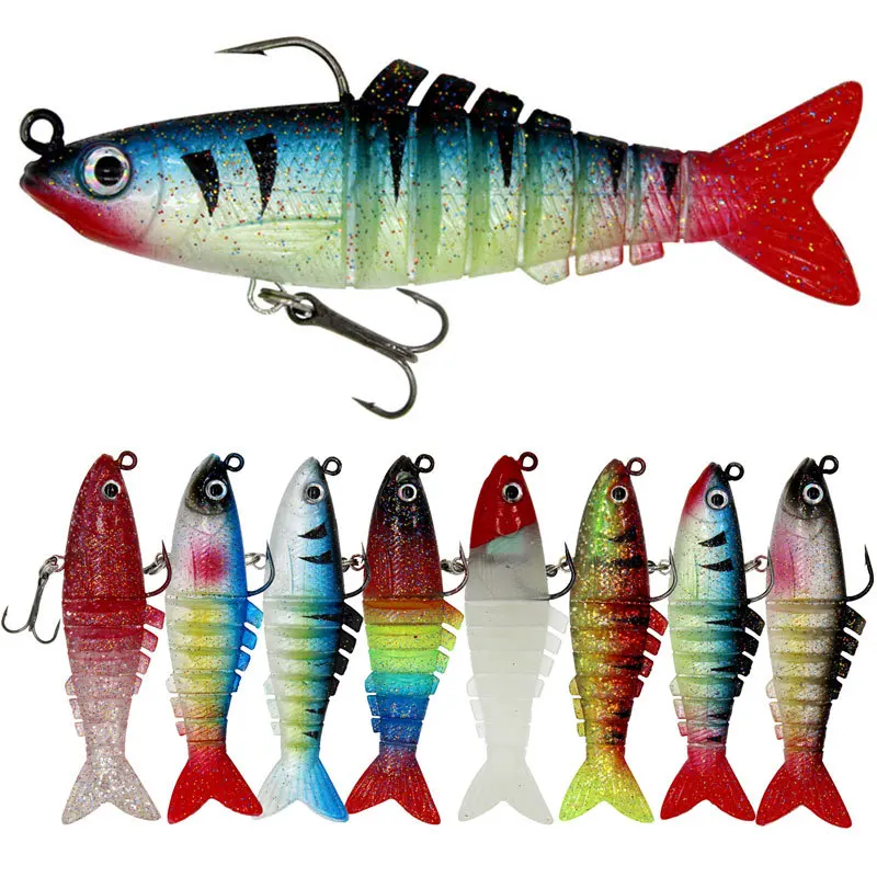 Chinook Soft Bait Fishing Soft Lure Wobblers  Fishing Silicone Fish Artificial Bait