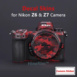 Z6 Z7 Camera Decal Skin for Nikon Z6 Z7 Camera Stickers Decal Skin Wrap Cover Anti Scratch Sticker Cover Cases