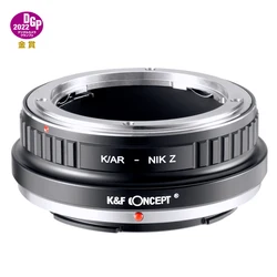 K&F Concept K/AR-NIK Z K/AR Lens to Z Mount Camera Adapter Ring For Konica AR Lens to Nikon Z Z50 ZFC Z5 Z6 Z7 Z9 Camera Body