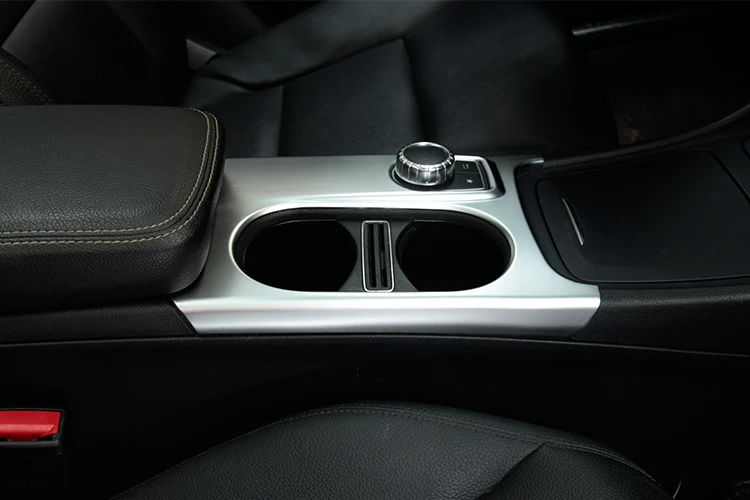 LHD RHD Für Mercedes Benz A/GLA/CLA Klasse C117 W117 W176 X156 2012-2018 AMG ABS Carbon Faser Tasse Halter Abdeckung Trim Zubehör – Detail 3