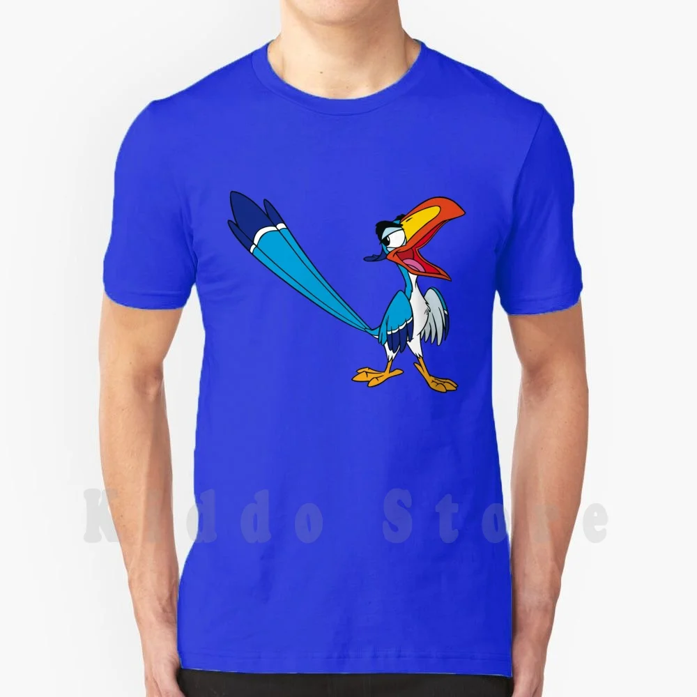 Camiseta Zazu DIY de gran tamaño, 100% algodón, con diseño de pájaros Zazu, Scar, Mufasa, Son, Hornbill, Mentor, Red Billed, Simba, Face, Rafiki, Shenzi, Hiena y León