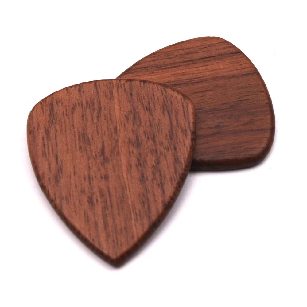 2pcs Wood Guitar Picks Guitar Pick Plectrum for Acoustic Ukulele Bocote Wood Guitar Accessories