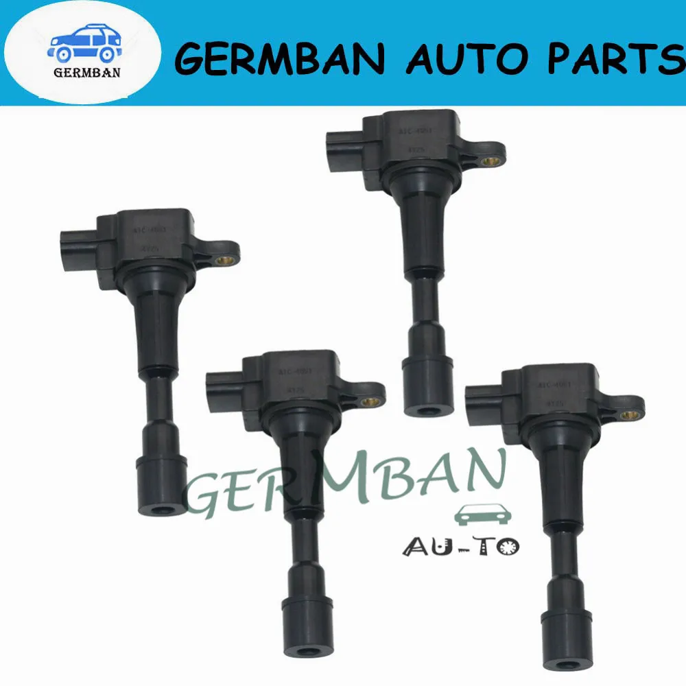 4pcs ZJ01-18-100 ZJ01-18-100A ZJ01 18 100  ZJ0118100 ZJ0118100A AIC-4051 AIC 4051 Ignition Coil For MAZDA 3 BL BK 1.4 1.6 L