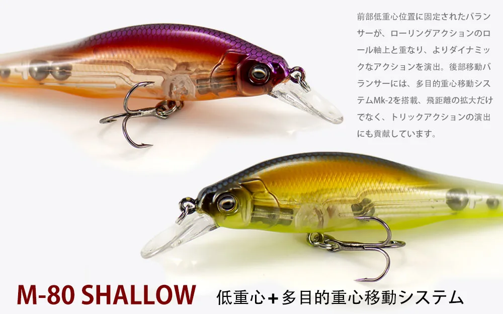 Countbass Sinking Minnow 80mm 3-1/8" 10.8g 3/8 oz. Dive 1.2-2.5m Hardbaits Fishing Lures Wobblers Jerk Your Bait Crankbaits