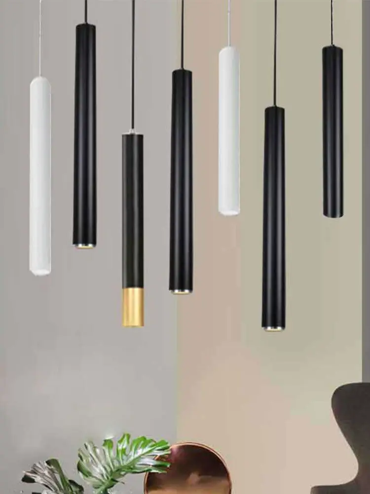 LED Spotlight Long Line Chandelier  Long Tube Chandelier Suitable For Bar  Display Lighting Clothing Store