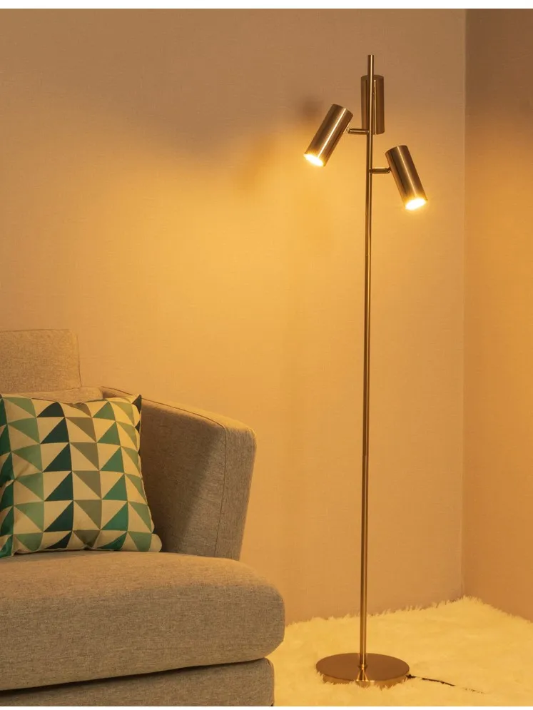 Nordic Simple Creative LED GU10 Iron Floor lamp Floor light for living room bedroom hotel project study room