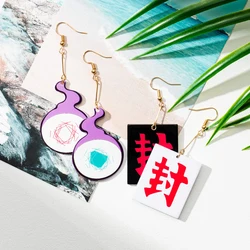 2Pairs Anime Toilet Bound Hanako Kun Earrings Earstud Costume Accessories Cute Chic Cosplay For Women Teens Girls Birthday Gift