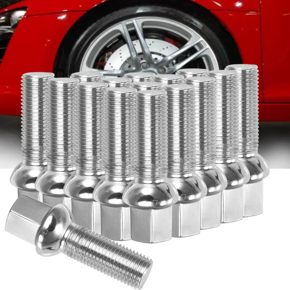 8/10/16/20pcs 35mm/40mm M14x1.5/M12x1.5 Lengthen Wheel Bolts Alloy Wheel Bolts Nut Tire Lugs Universal