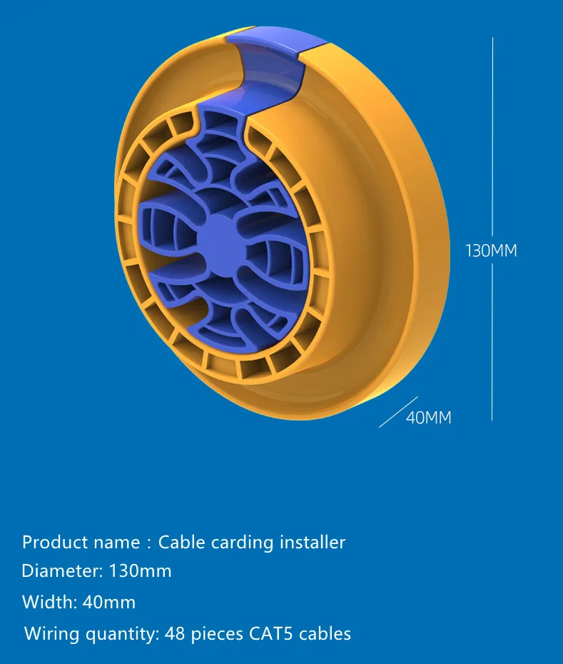 Network Carding device Cable comb fireproof ABS plastic Generic cabling Category 5 and 6 network cables Laying and carding tools