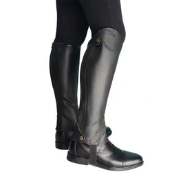 Reit Leggings Mikrofaser Rindsleder Durable Reiten Stiefel Abdeckung Körper Protektoren Weiche Schutz Getriebe Pferd Ausrüstung